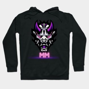 Purple Oni Mask Hoodie